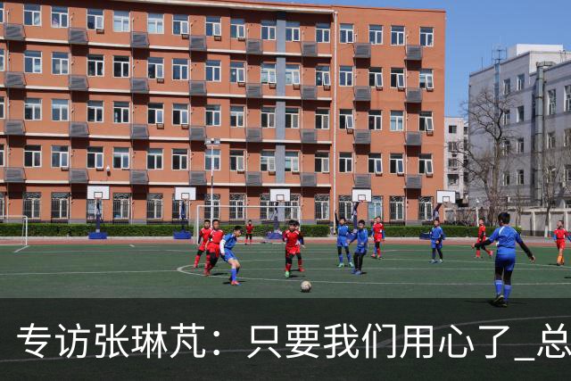 专访张琳芃：只要我们用心了 总会有人看到